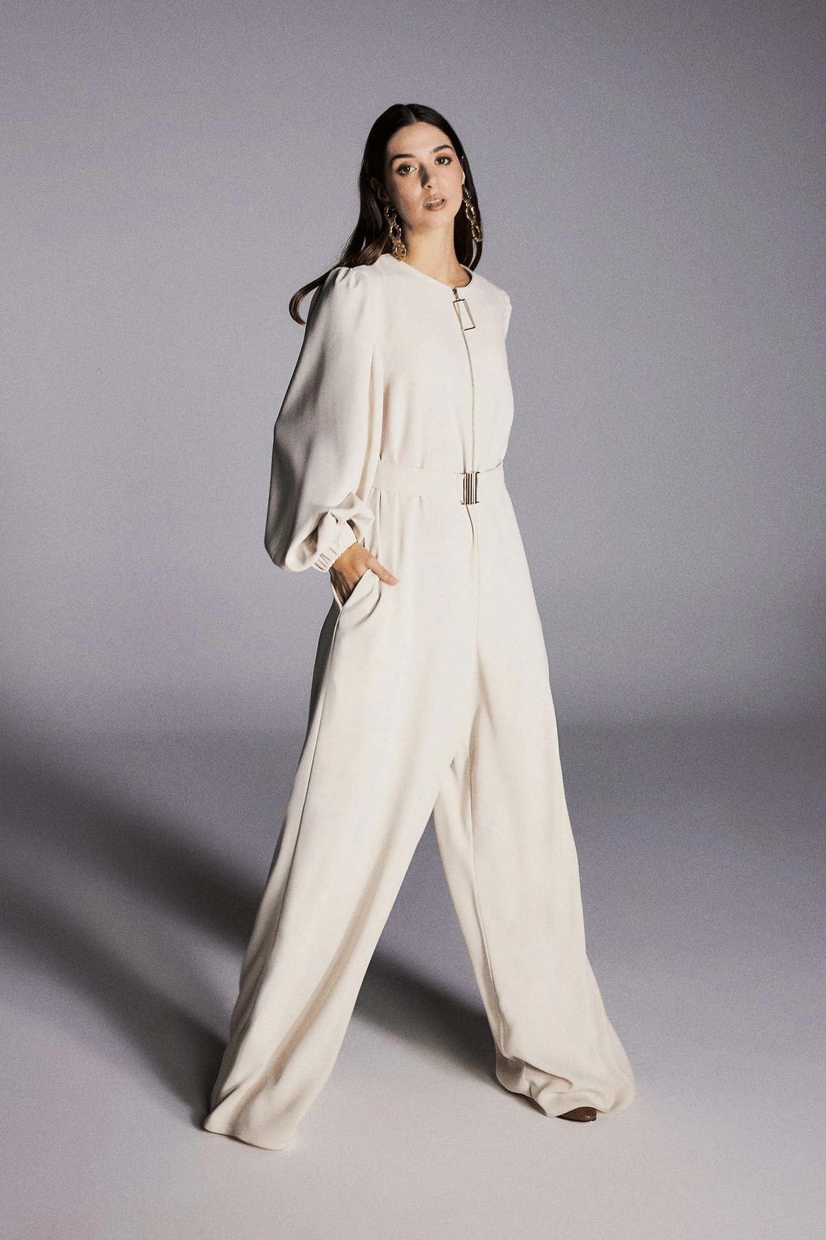 Roman Jumpsuit Beige