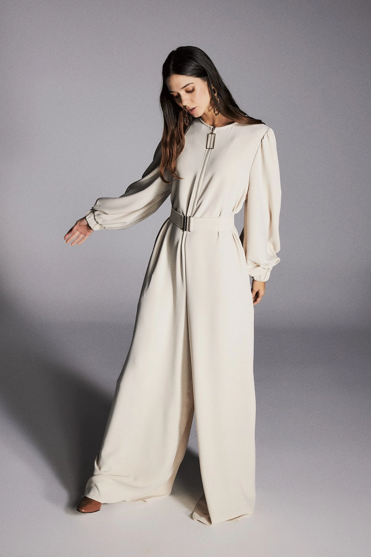 Roman Jumpsuit Beige