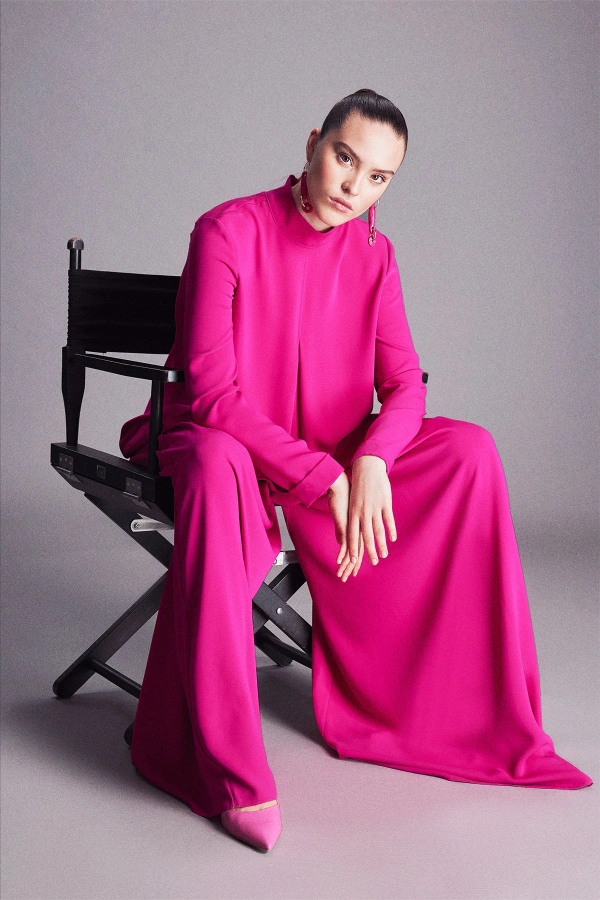 Moon Jumpsuit Fuchsia