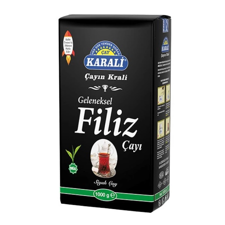 KARALİ GELENEKSEL FİLİZ ÇAY 1000 GR
