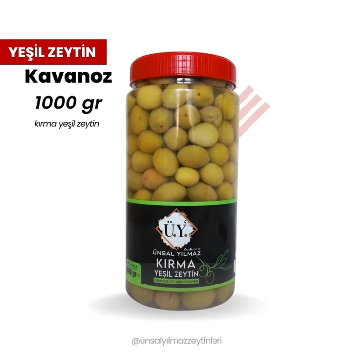 Kırma Yeşil Zeytin 201/230 KLB 900 GR Ü.Y