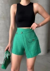 Tek cepli şort etek
