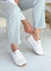 Tone Beyaz Cilt Bağcıklı Spor Ayakkabı