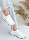Tone Beyaz Cilt Bağcıklı Spor Ayakkabı