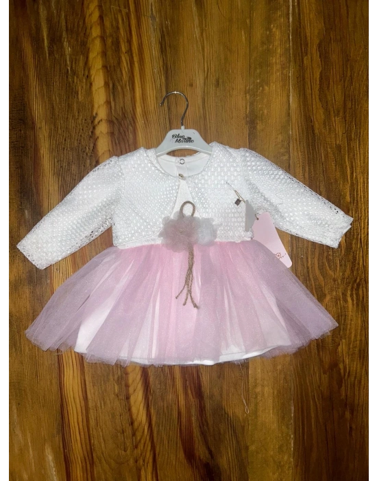 9-18 aylık prenses elbise pembe