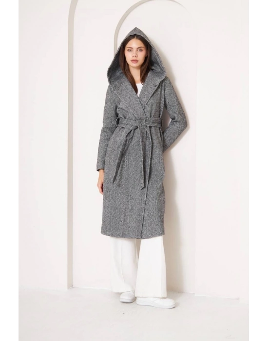 BALIKSIRTI KAPŞONLU KAŞE