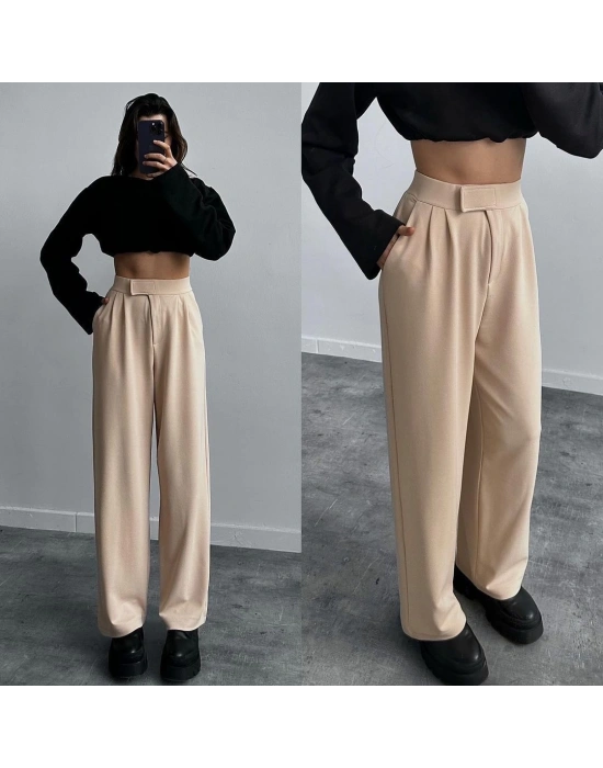 Cırtlı palazzo pantolon