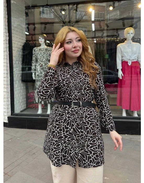 Desenli tunik gömlek