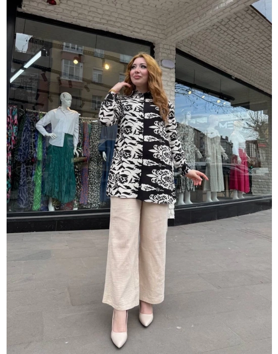 Desenli tunik gömlek