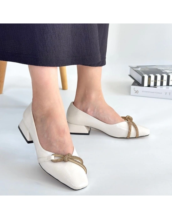 Estay Ten Rugan Topuklu Ayakkabı