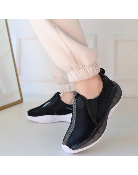 Hılly Siyah Paraşüt Spor Ayakkabı