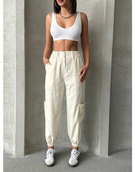 Jogger lastik paça pantolon