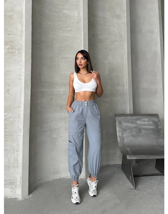 Jogger lastik paça pantolon