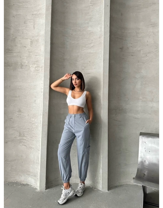 Jogger lastik paça pantolon