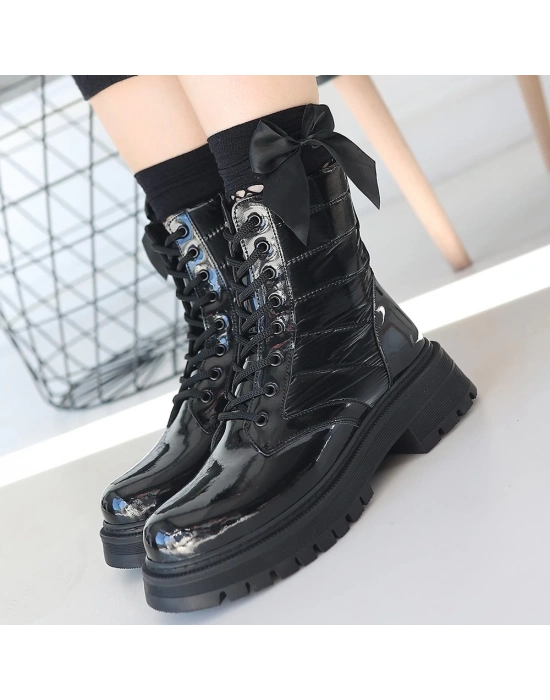 Josse Siyah Rugan Bağcıklı Bot