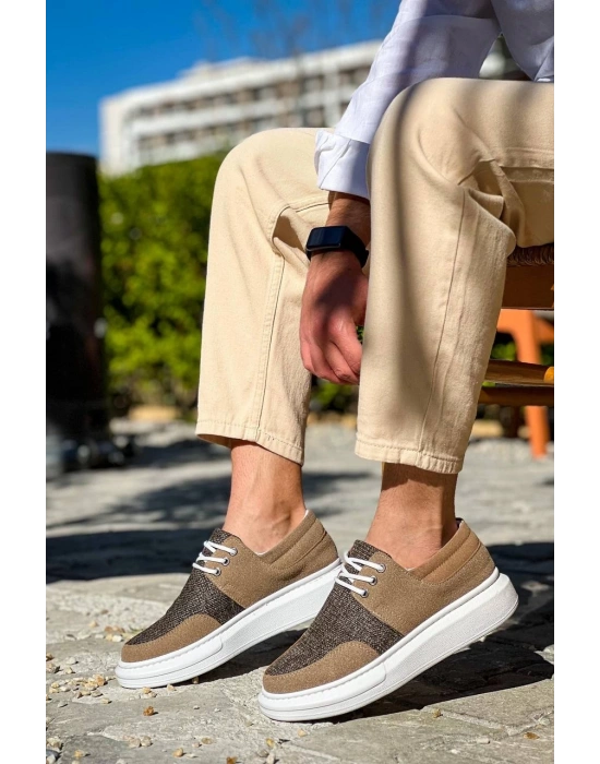 KB-042  Kuback  Bağcıklı Taba Günlük Erkek Ayakkabı