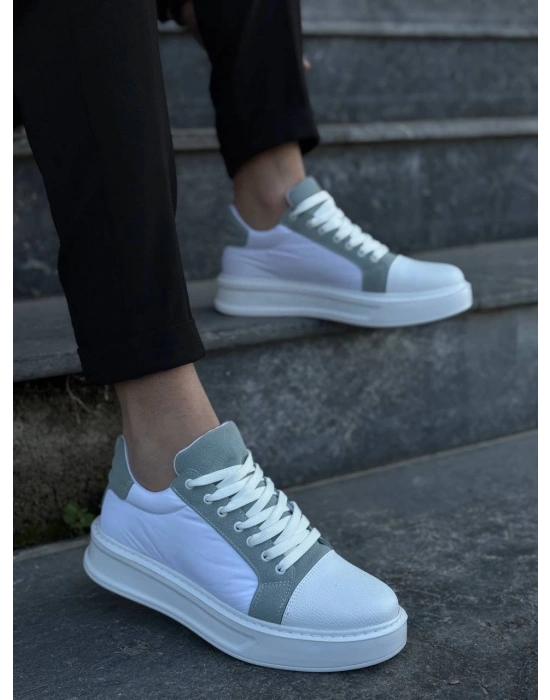 KB-X46 Kuback Beyaz Bebe Mavi Yüksek Beyaz Taban Günlük Spor Ayakkabı