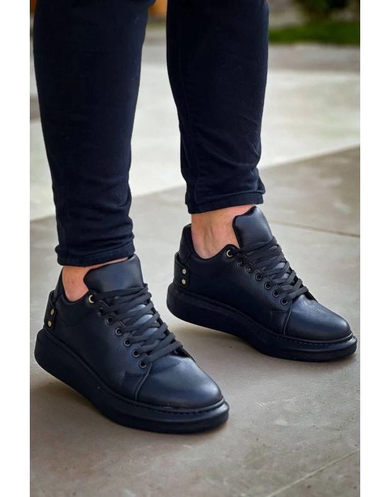 KB047  Kuback Kömür Cilt Günlük Erkek  Ayakkabı