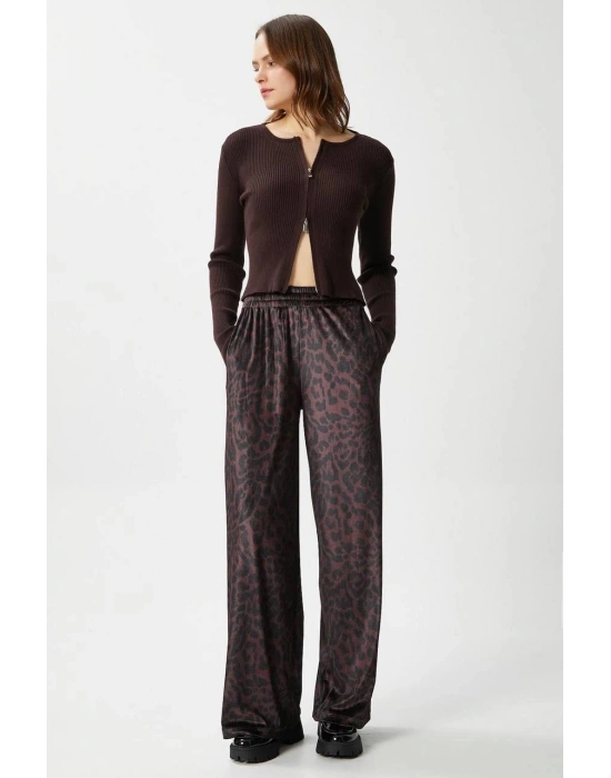 Leopar desen pantolon