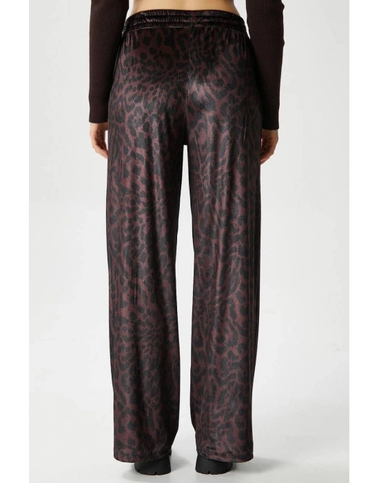 Leopar desen pantolon