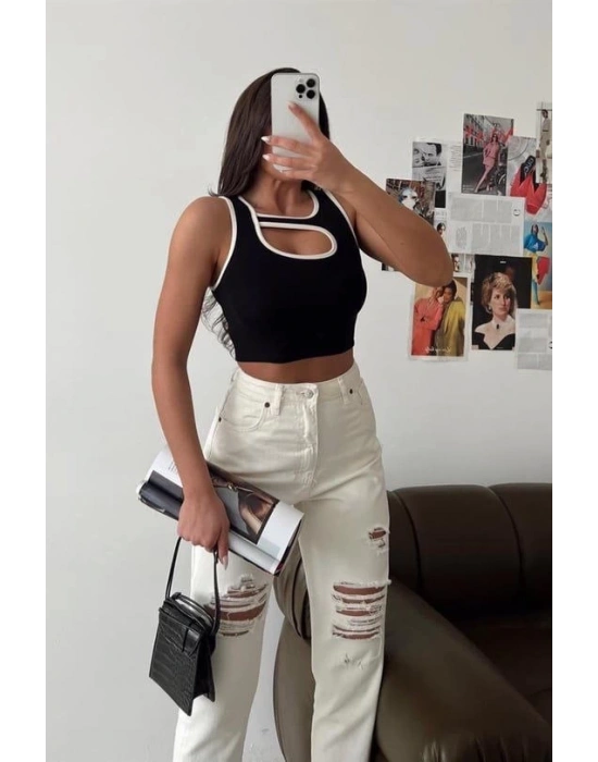 Pencereli kaşkorse crop