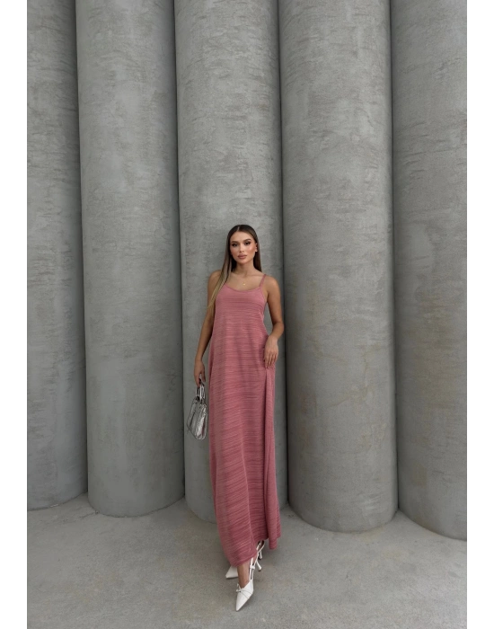 Piliseli uzun elbise