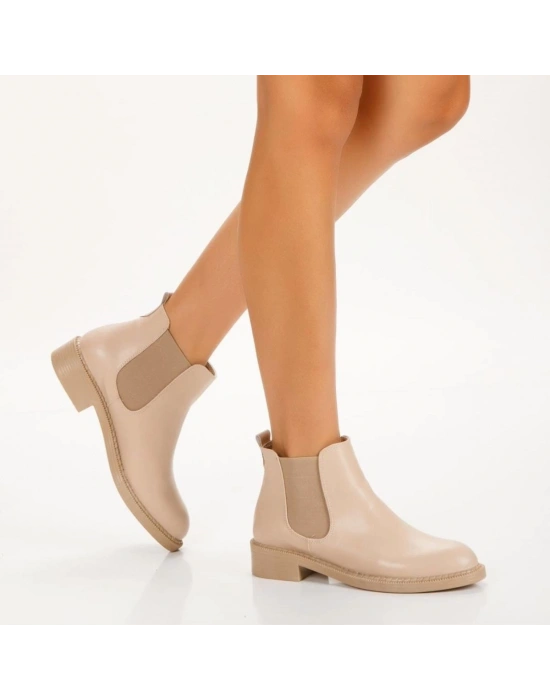 Seend Nude Cilt Topuklu Bot