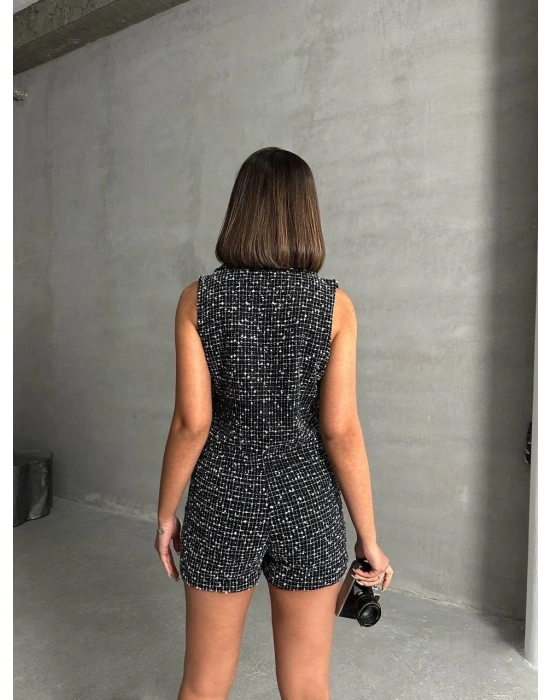 Yelekli şort takım