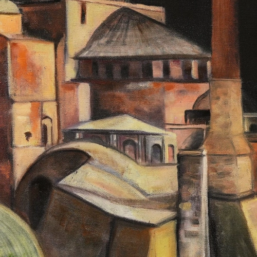 Aya Sofya İstanbul Yağlı Boya Kanvas Tablo 120x120cm