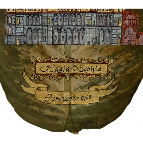 Hagia Sophia Istanbul Leaf Art