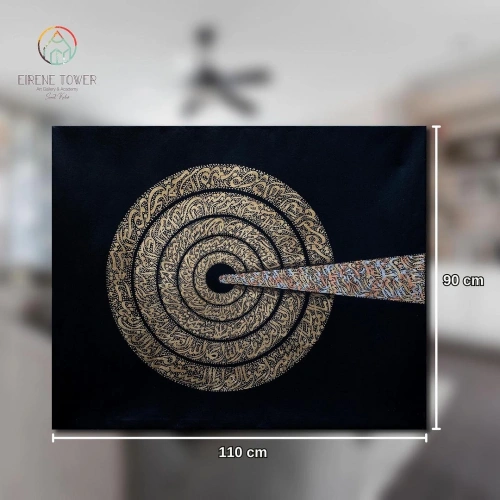 Basmala Surah Al Fatiha and Ayat Ul Kursi Arabic Calligraphy Wall Decor