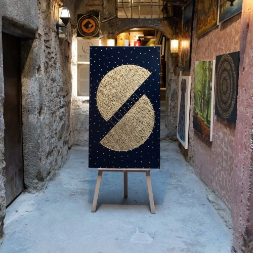 Felak ve Nas sureleri ile zor zamanlarda Allah ile kul bağı “İlahi Kalkan” Modern Sanat, Modern Tasarım ve Usta Hattatlıkla Orijinal Kaligrafi! Eseri 70x120