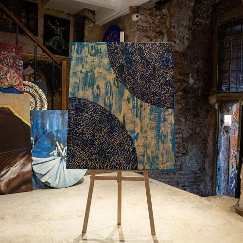 İhlas Fatiha Asr İnşirah Sureleri Modern İslami Hat 90x110 cm