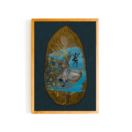 Whirling Dervish Leaf Art