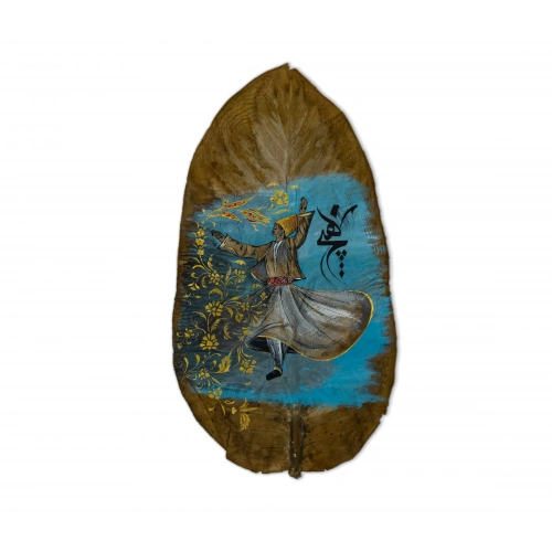 Whirling Dervish Leaf Art