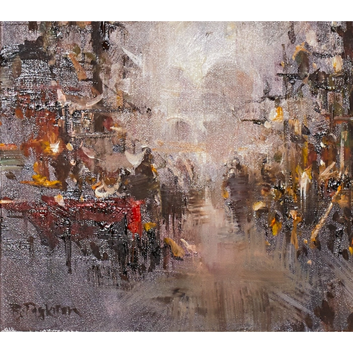 Kapalıçarşı Yağlı Boya Kanvas Tablo Remzi Taşkıran 30x40 cm