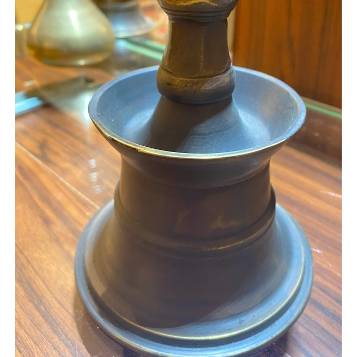 Lale Motifli Şamdan