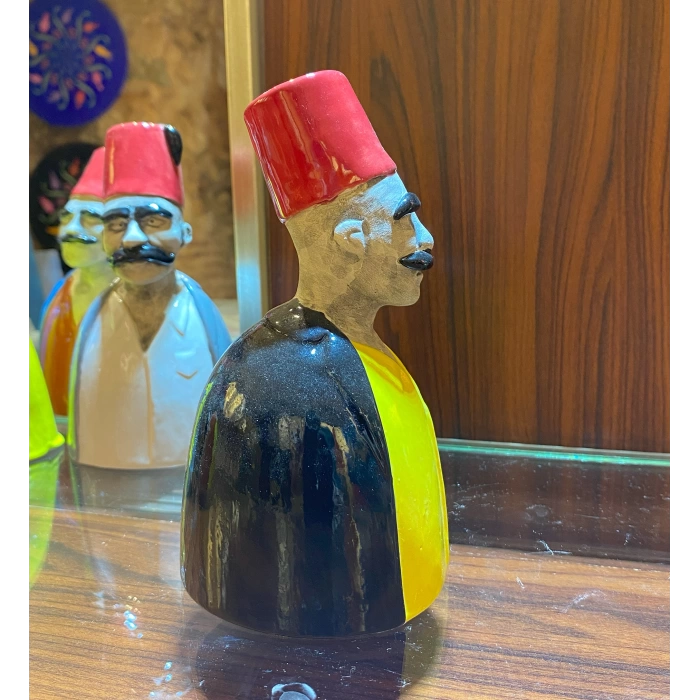 Seramik Osmanlı Efendisi Siyah Sarı