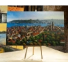 İstanbul Tarihi Yarımada Galatadan Sarayburnu Manzarası 120x200cm Dijital Baskı