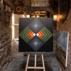 Avze (Sığınmak)! Kafirun, Felak, Nas ve İhlas sığınma surelerini ile özel tasarım 90x90cm