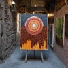 Ayetel Kürsi, İhlas suresi ve Nazar ayetleri! modern kaligrafik eserimiz! 90x120cm