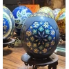 Çini Motifi Detaylı Seramik Yumurta Gri