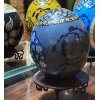 Çini Motifi Detaylı Seramik Yumurta Gri