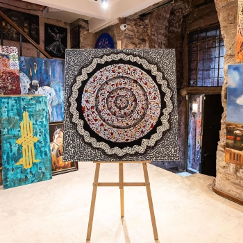 İhlas Felak Nas Koruyucu Sureleri Nazar Ayeti 3 Boyutlu İslami Hat 100x100 cm