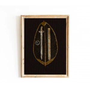 Sword of Prophet Muhammed Leaf Art