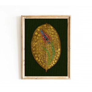 Asma Ul Husna Tulip Leaf Art