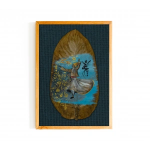 Whirling Dervish Leaf Art