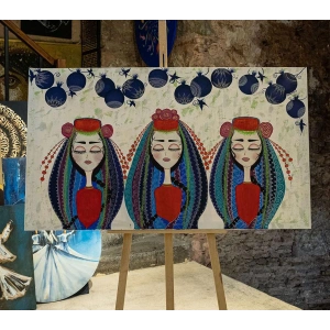 Yörükler Etnik Kanvas Tablo 70x120 cm