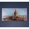 Galata Kulesi İstanbul Yağlı Boya Tablo 70x140 cm