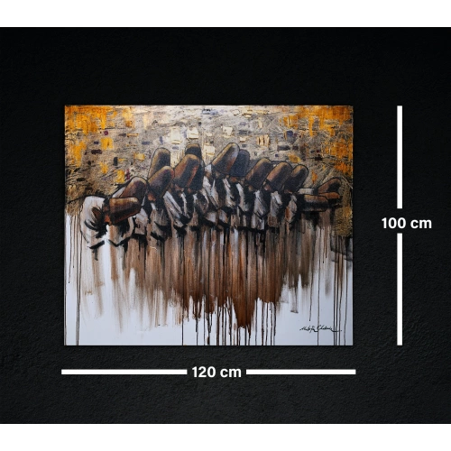 14 Semazen Kanvas Tablo 100x120cm